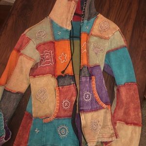 Patchwork hoodie